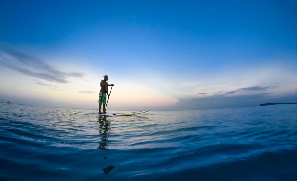Stand up paddle boarding embraces the Koocanusa "chill"