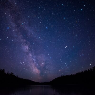 starry sky lake